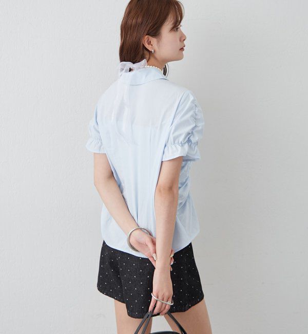  「シャーリングシェイプシャツ」|シャツ・ブラウス|