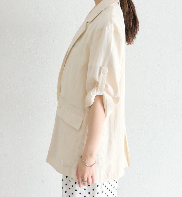  「シアー半袖ジャケット」|その他|