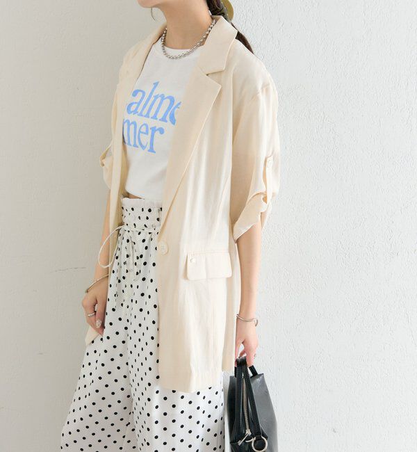  「シアー半袖ジャケット」|その他|