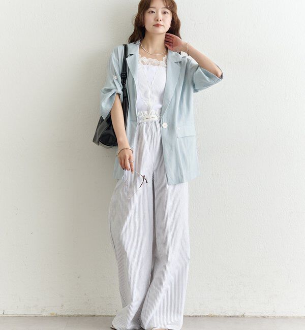  「シアー半袖ジャケット」|その他|