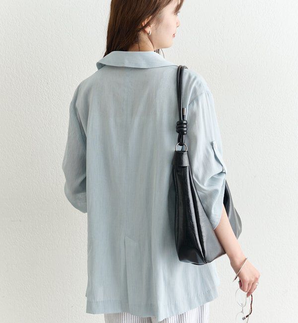  「シアー半袖ジャケット」|その他|