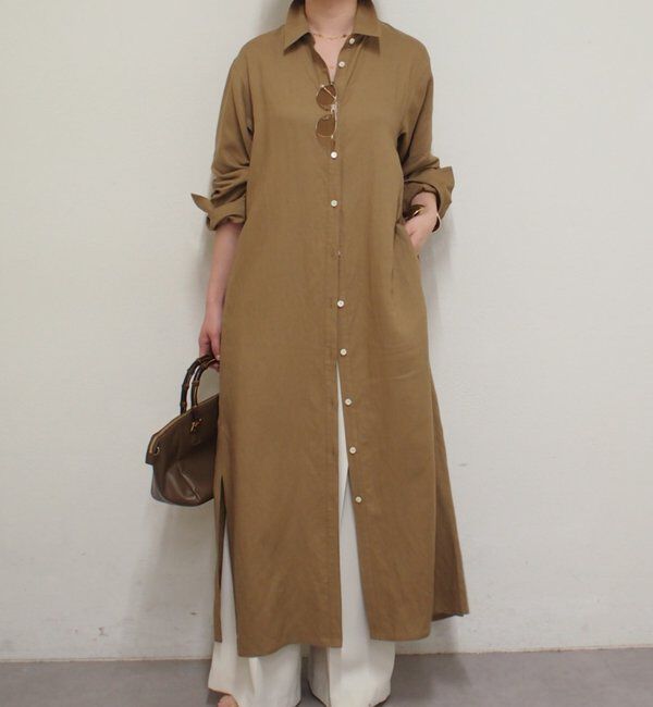  「シャツワンピース」|ワンピース|