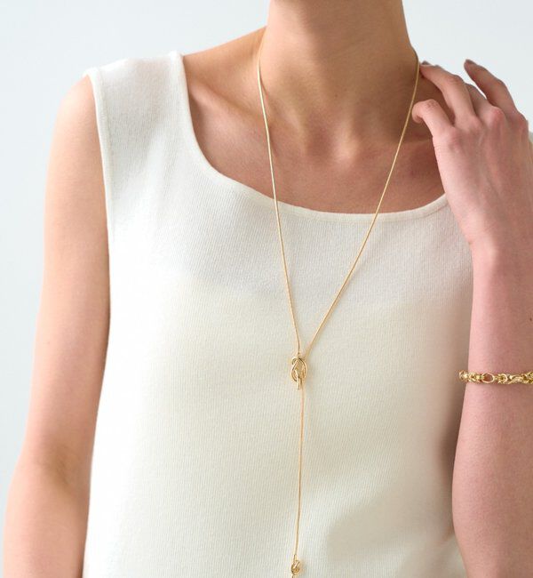  「【GALENA/ガレナ】ノットロングネックレス」|ネックレス|