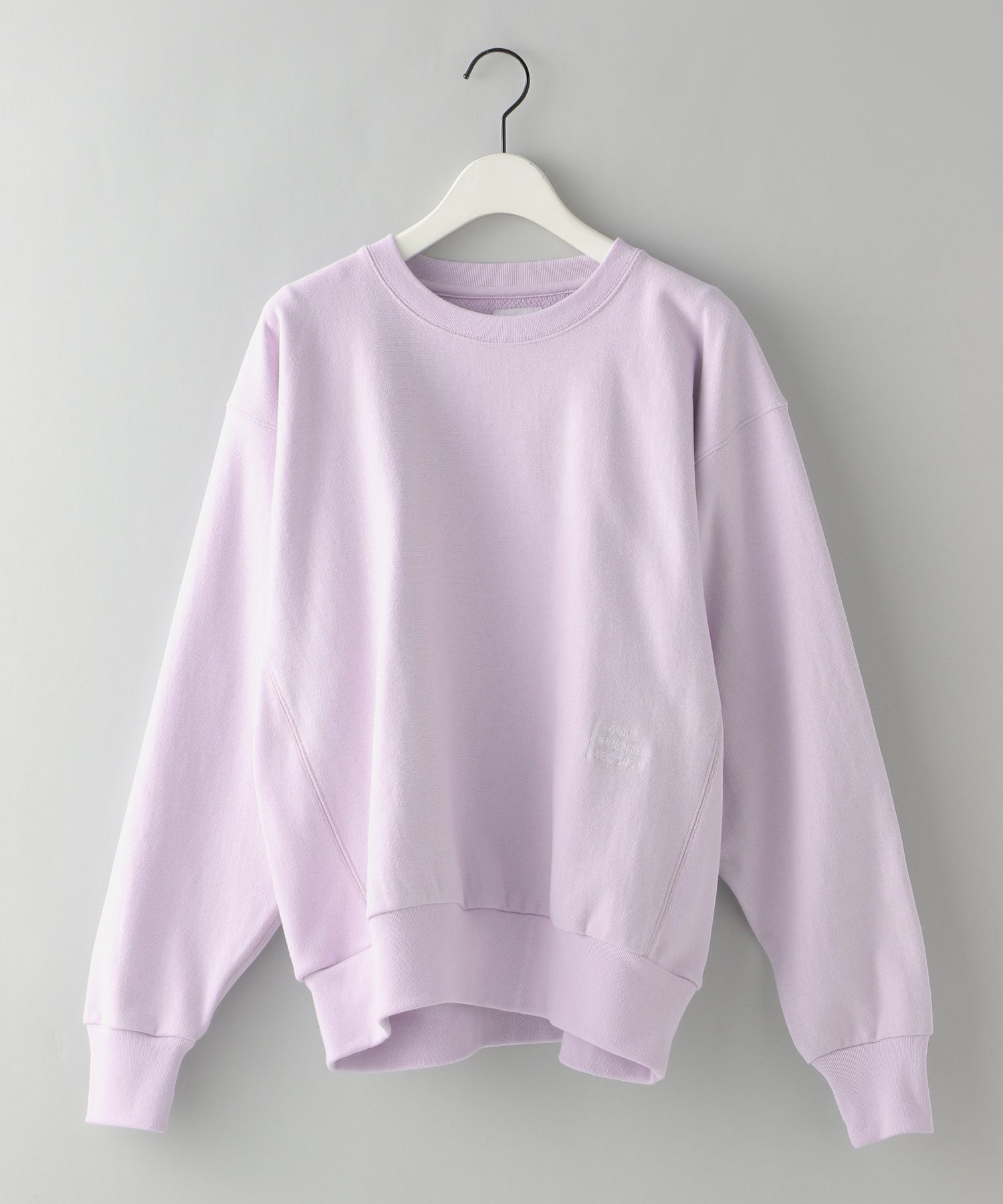A part by 「【e/rm・コラボ】AOR＊e/rm ／BIGウラケプルオーバー」|スウェット・ジャージ|ライトパープル