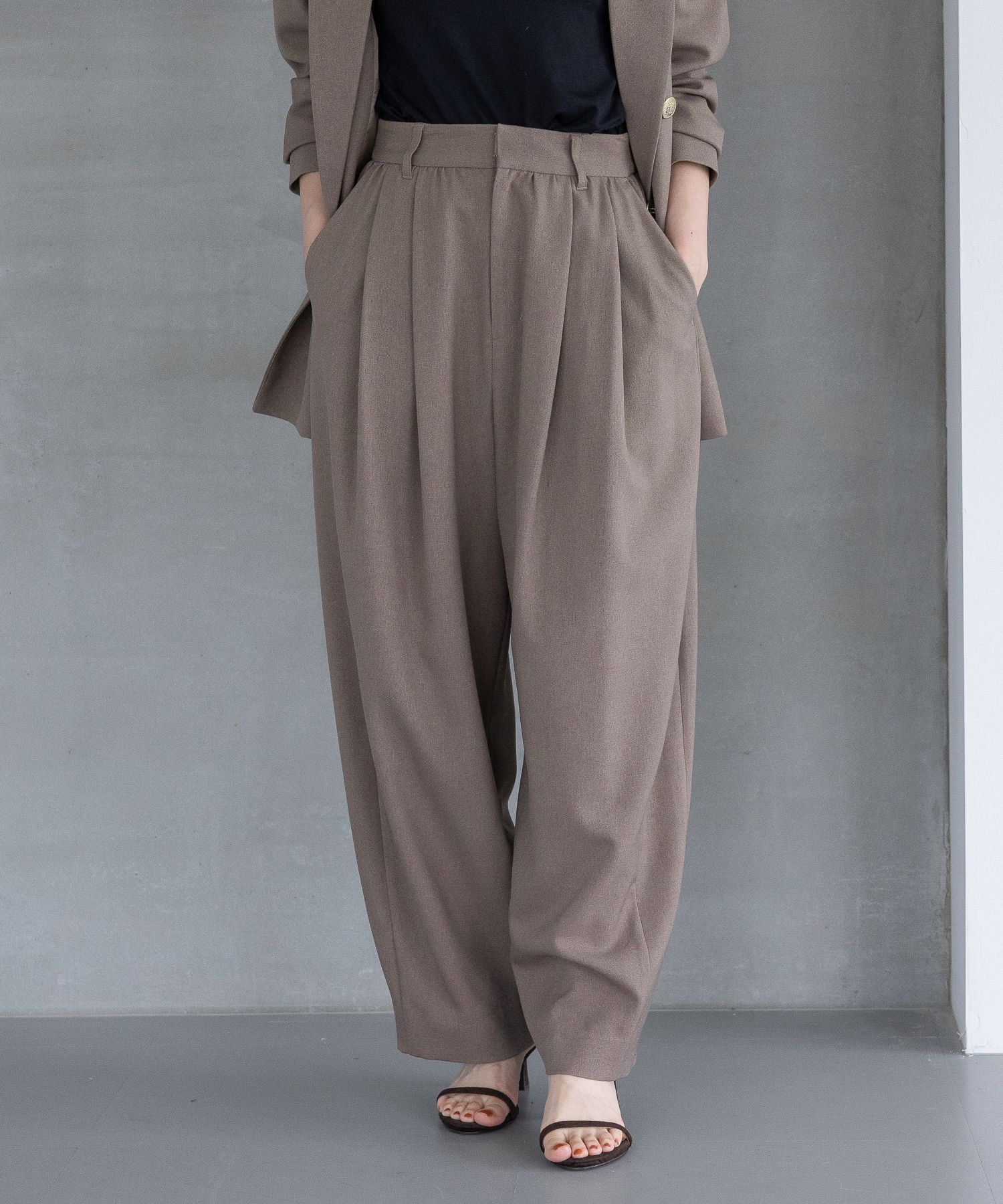 A part by 「【セットアップ対応】Ｗライクボリュームパンツ」|チノ|