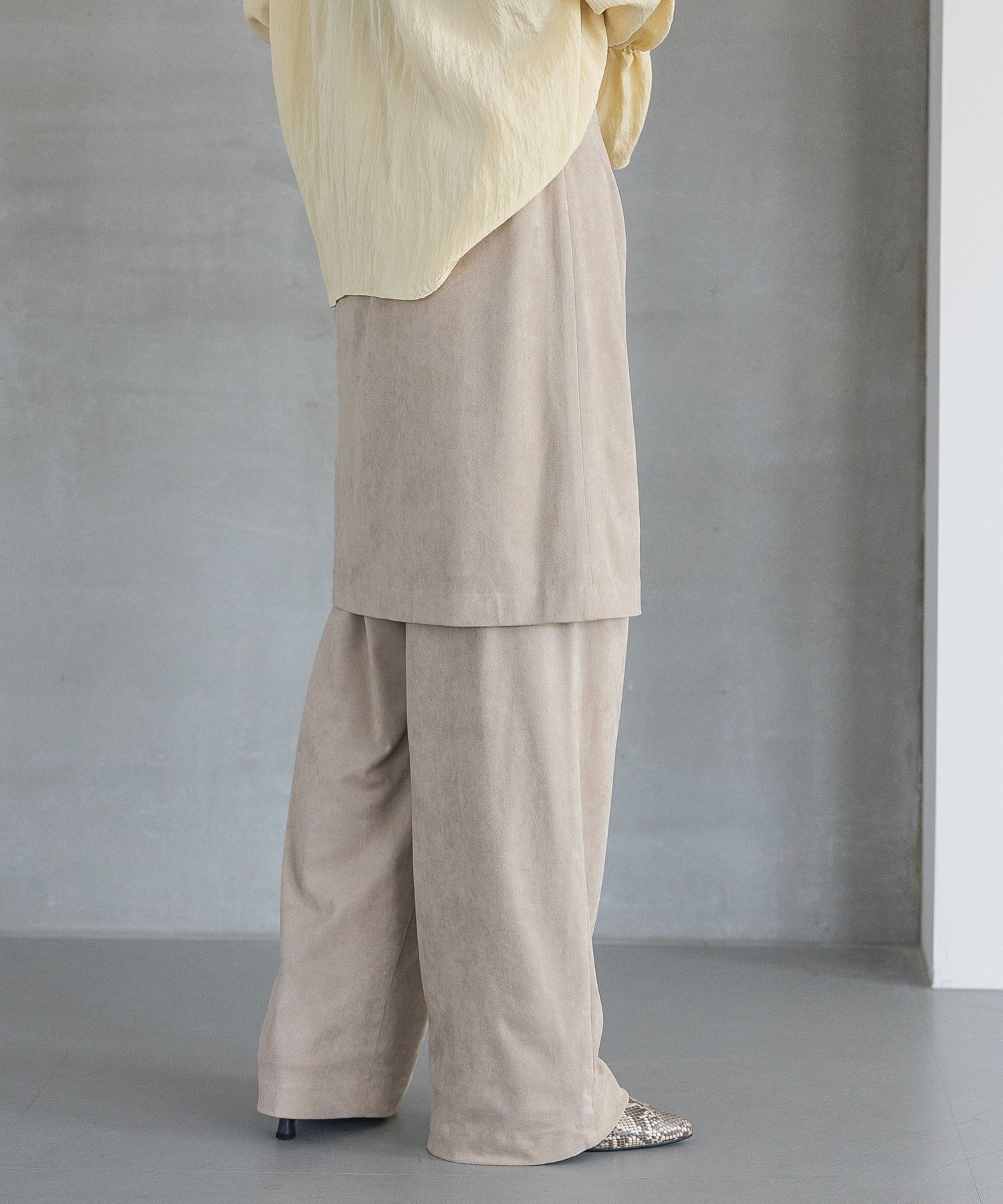 A part by 「フェイクスエードスカートツキパンツ」|チノ|