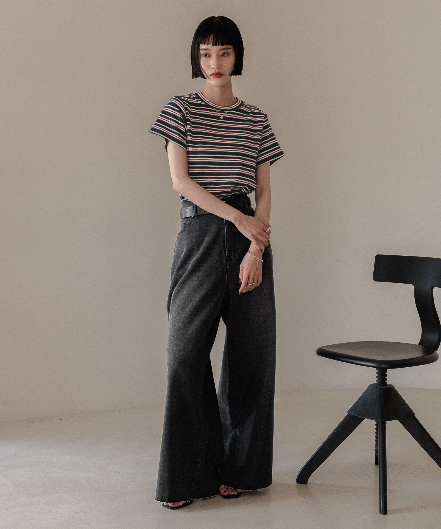 LOWRYS FARM「フライスチビＴシャツＳＳ 111954」|Tシャツ・カットソー|