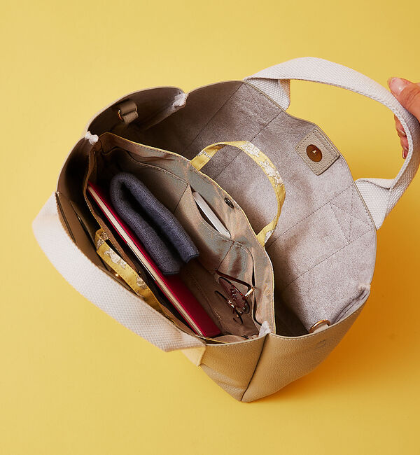 collex「リバティプリント バッグインバッグ ミャオウ 猫柄」|エコバッグ|