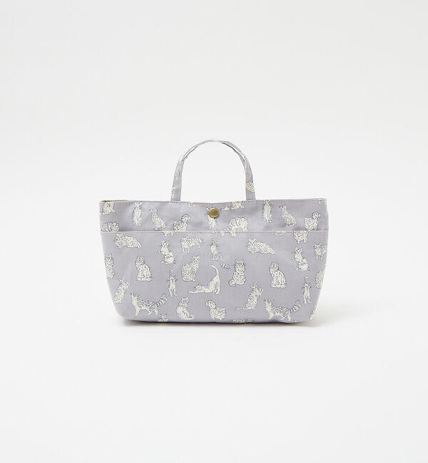 collex「リバティプリント バッグインバッグ ミャオウ 猫柄」|エコバッグ|