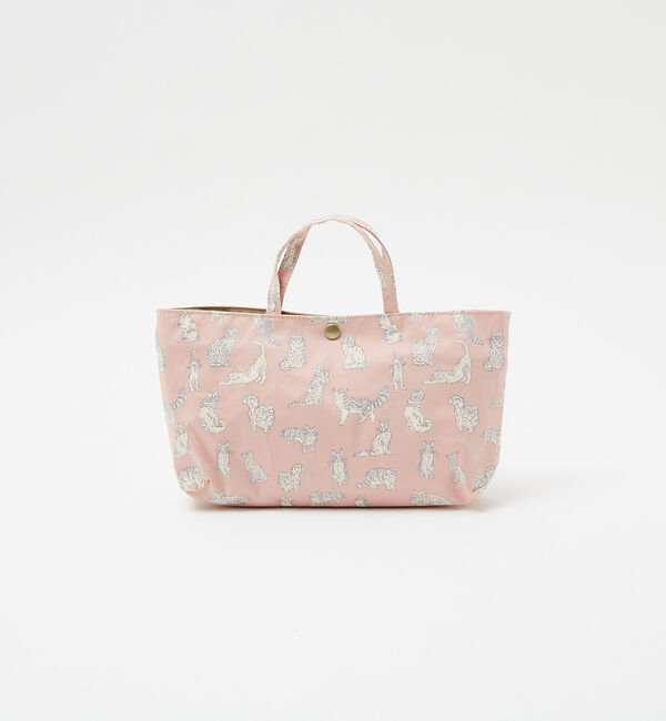 collex「リバティプリント バッグインバッグ ミャオウ 猫柄」|エコバッグ|