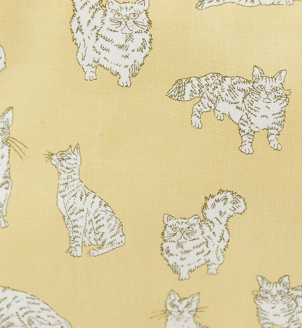 collex「リバティプリント バッグインバッグ ミャオウ 猫柄」|エコバッグ|