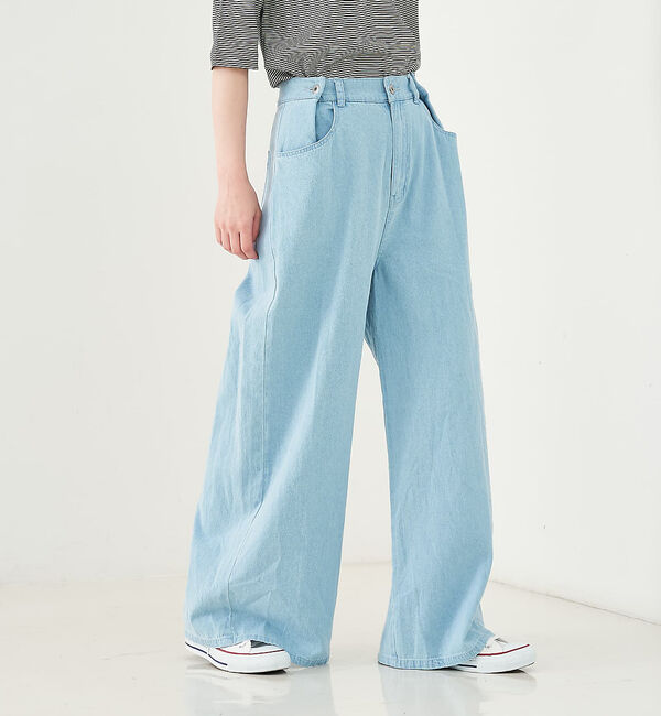 collex「タックウエストデニムパンツ」|デニム|