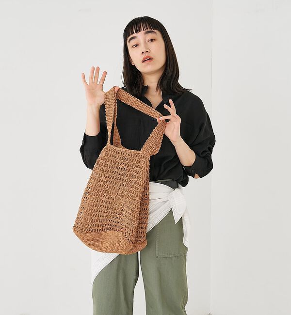 collex「【ANANS】LARGE クロシェトートバッグ【予約】」|エコバッグ|