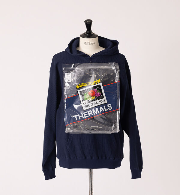 ABAHOUSE「【FRUIT OF THE LOOM/フルーツオブザルーム】FTL サーマルフー」|パーカー|