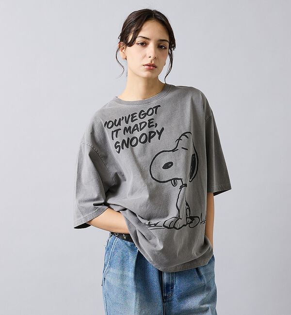 ABAHOUSE「【JOHNBULL/ ジョンブル】PEANUTS SNOOPY/ピーナッツスヌー」|Tシャツ・カットソー|ブラック系その他1