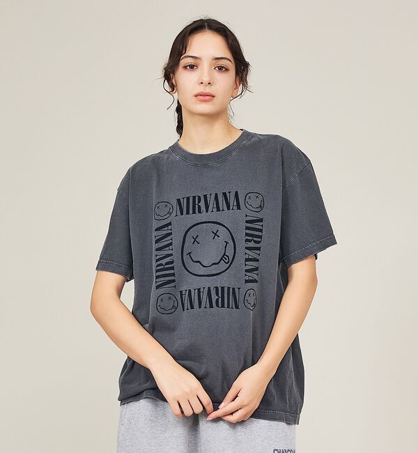 ABAHOUSE「【GOOD ROCK SPEED / グッドロックスピード】NIRVANA |」|Tシャツ・カットソー|ブラック系その他1