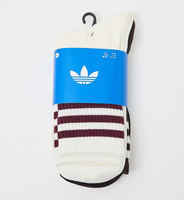 ABAHOUSE「【adidas originals/アディダスオリジナルス】CREW SOCK」|ソックス|