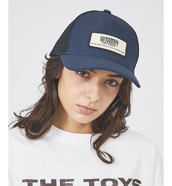 ABAHOUSE「【UNIVERSALOVERALL / ユニバーサルオーバーオール】トラッカーメ」|その他|ネイビー