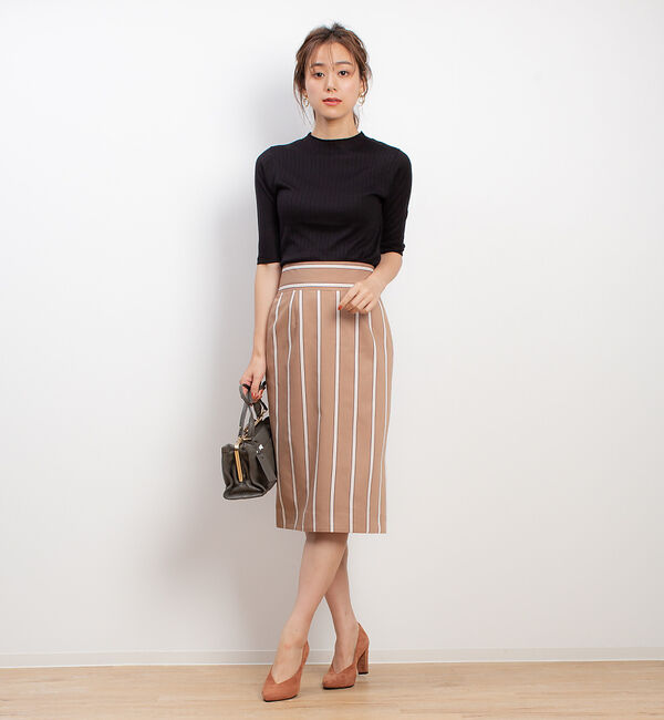 Rouge vif「インポートストライプスカート」|スカート|