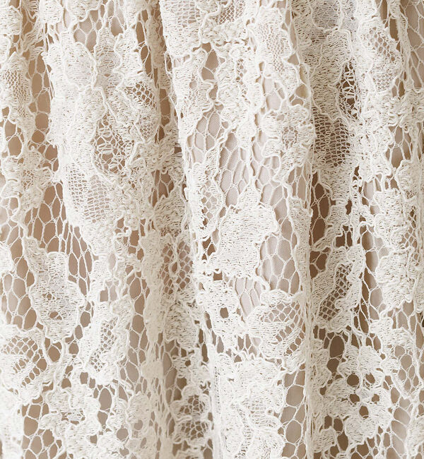 Rouge vif「バイカラーリボン レースワンピース」|ワンピース|