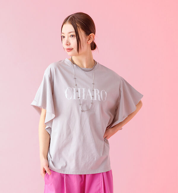Rouge vif「＜別注＞【MICA&DEAL /マイカアンドディール】ロゴTシャツ / フレアス」|Tシャツ・カットソー|