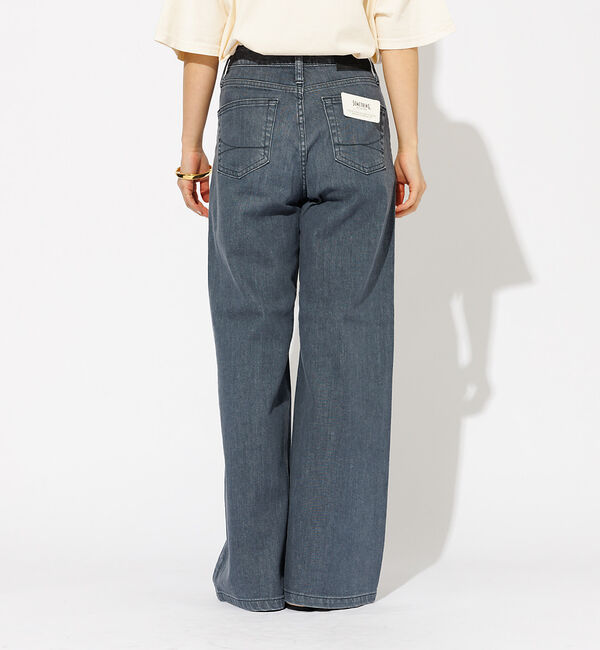 Rouge vif「【SOMETHING/サムシング】LISA ワイド デニムパンツ」|デニム|