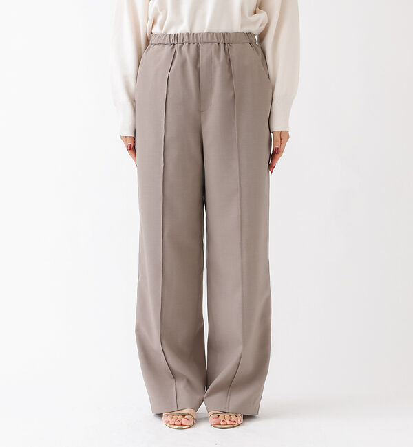 Rouge vif「ウールライクイージーストレートパンツ」|その他|