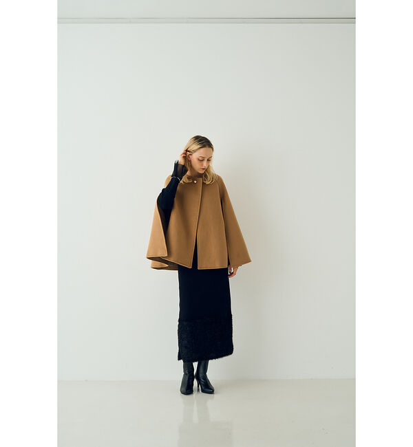 Rouge vif「【一部店舗限定】リブボートネックヘムフェザーワンピース」|ワンピース|