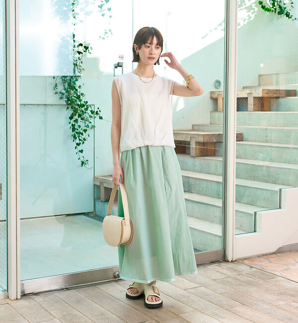 Rouge vif「レイヤードニットプルオーバーTシャツ」|ニット・セーター|