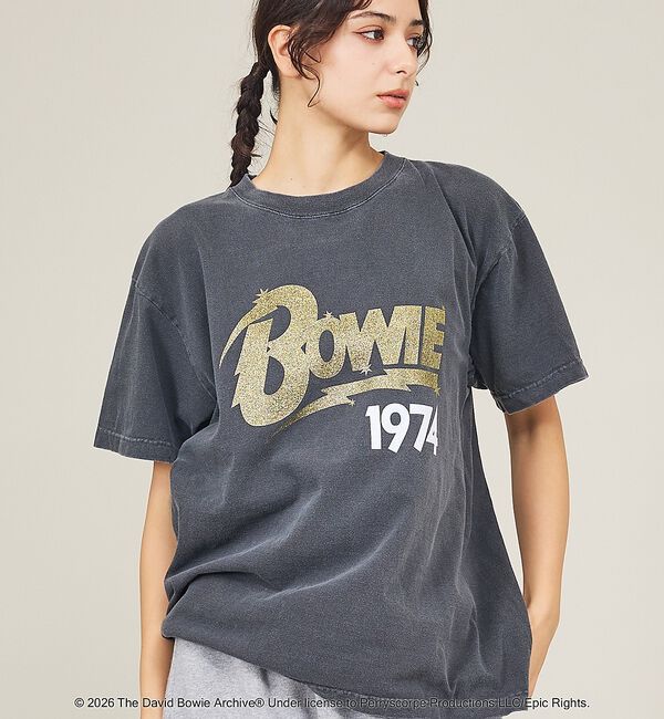 Rouge vif「【GOOD ROCK SPEED/グッドロックスピード】ロゴT / ラメプリント」|Tシャツ・カットソー|ブラック