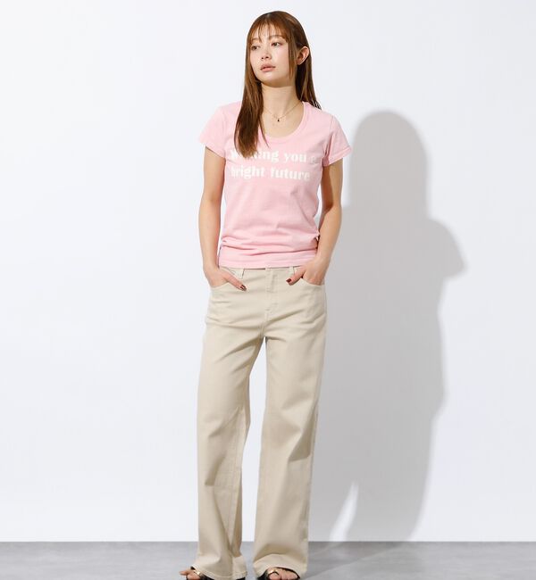 Rouge vif「【MIXTA/ミクスタ】プリント Tシャツ / ロゴTシャツ / 半袖【予約】」|Tシャツ・カットソー|