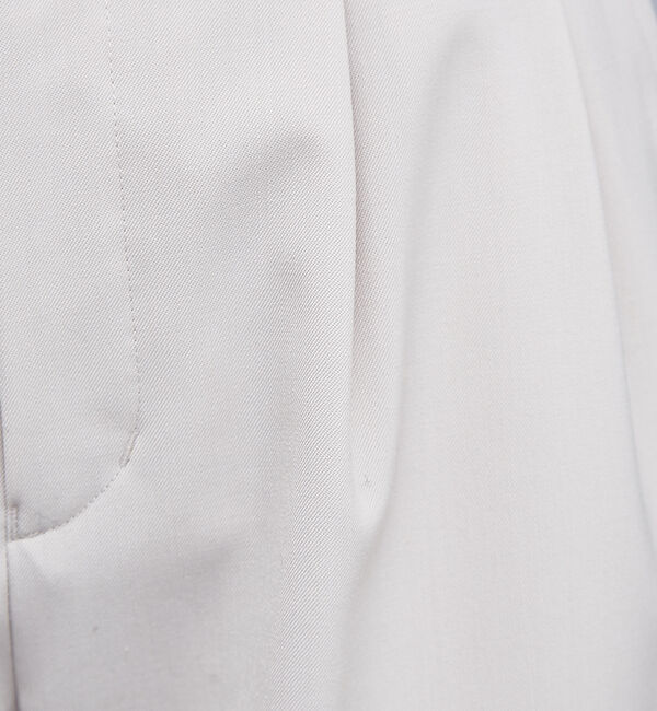 qualite「ウールギャバ2タックパンツ」|その他|