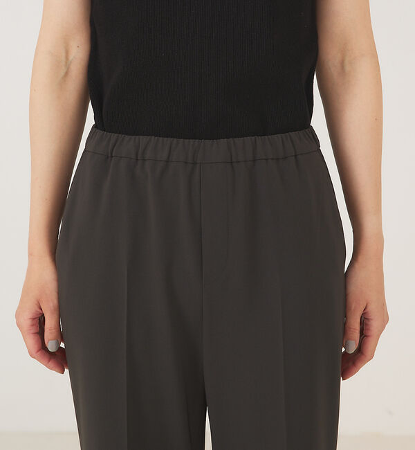 qualite「ストレッチセンタープレスフレアパンツ」|その他|