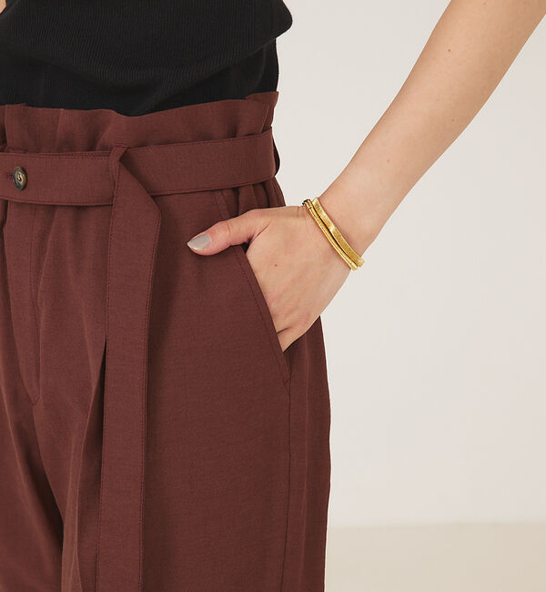 qualite「オックスストレッチベルトパンツ」|その他|