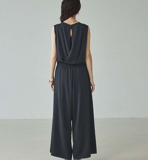 qualite「【接触冷感】レーヨンストレッチオールインワン」|オールインワン|