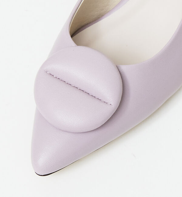 AU BANNISTER「パフサークルモチーフパンプス」|パンプス|