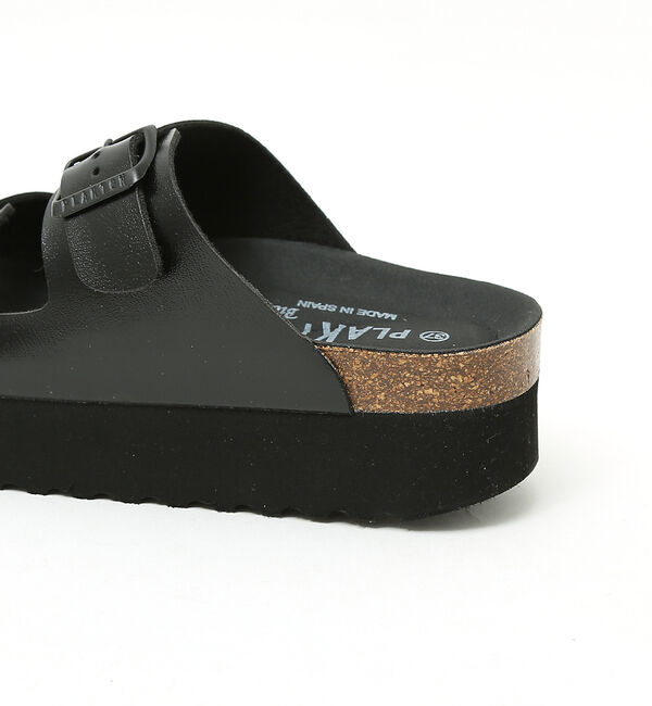 AU BANNISTER「●PLAKTON ダブルベルト厚底サンダル」|サンダル|