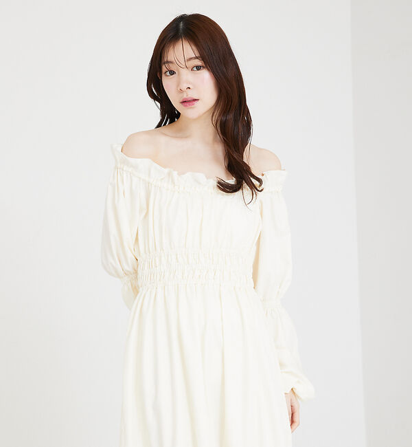 SELFIST「2wayオフショルティアードワンピース」|ワンピース|