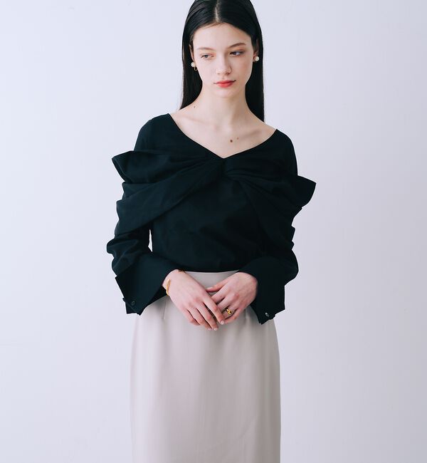 SELFIST「クロスリボンモチーフブラウス」|シャツ・ブラウス|