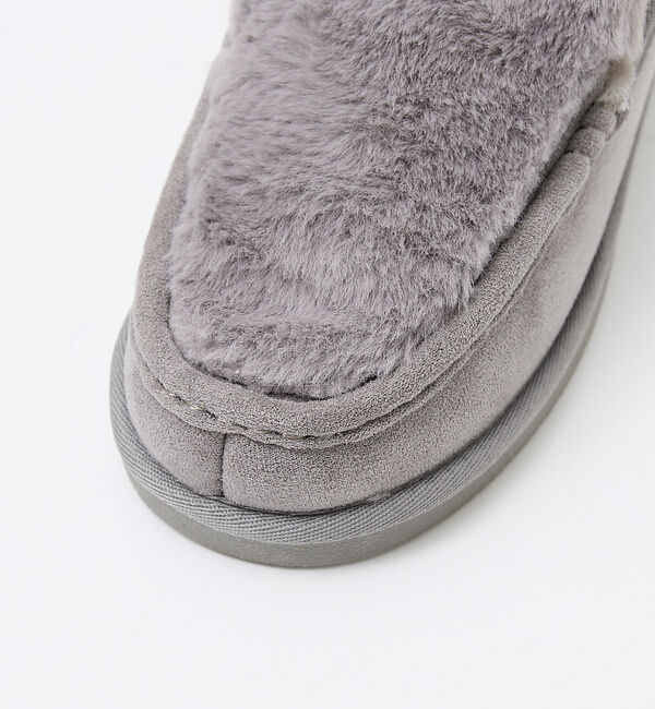 abahouse mavie「MEI FUR MOCCASIN SHOES」|モカシン|