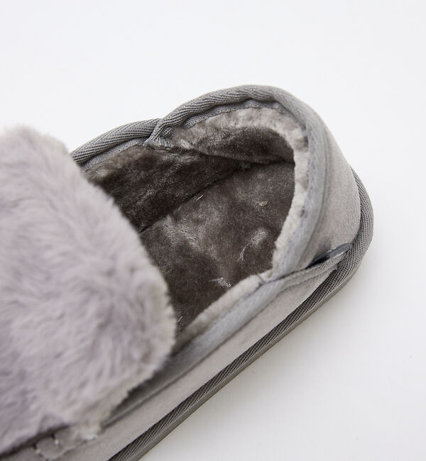 abahouse mavie「MEI FUR MOCCASIN SHOES」|モカシン|