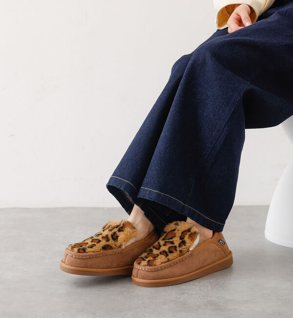 abahouse mavie「MEI FUR MOCCASIN SHOES」|モカシン|