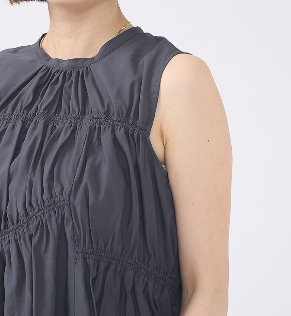 abahouse mavie「【前後2WAY】シャーリングブラウス【予約】」|シャツ・ブラウス|