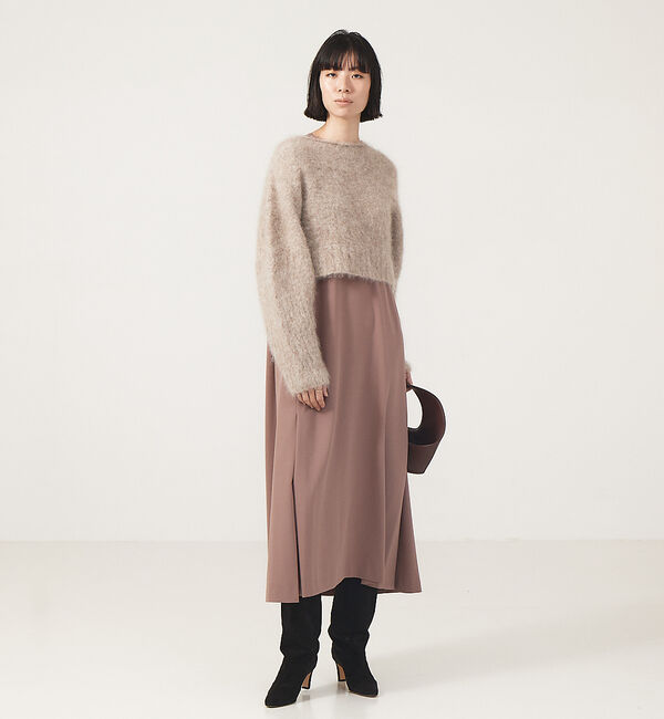 The Store by C' 「【COCUCA】バックサテンドレス」|ワンピース|