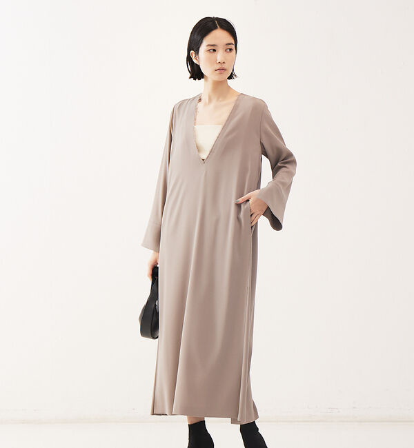 The Store by C' 「【COCUCA】バックサテンドレス」|ワンピース|