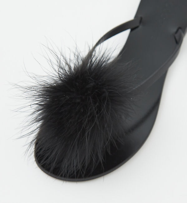 The Store by C' 「【LAOCOONTE】LULU Sofia／ファーサンダル」|サンダル|