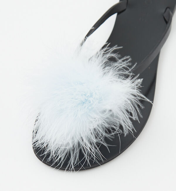 The Store by C' 「【LAOCOONTE】LULU Sofia／ファーサンダル」|サンダル|