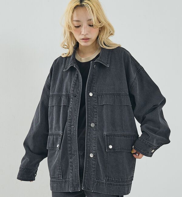 NOMINE「【セットアップ対応】オーバーサイズ デニム ジャケット / カバーオール」|その他|