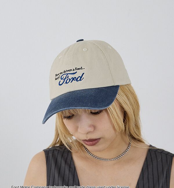 NOMINE「【GOOD ROCK SPEED】FORD ロゴ 刺繍 ツートン キャップ コッ」|その他|