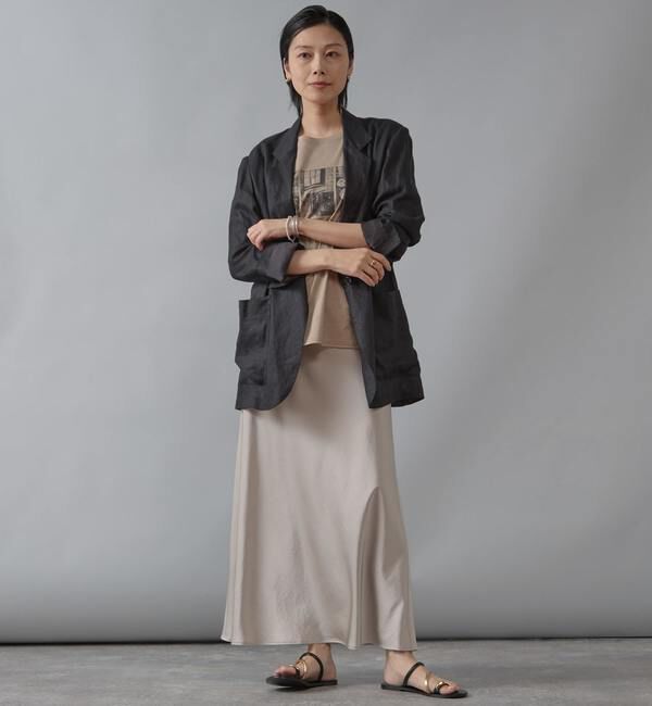 Liesse「リネンライトジャケット」|テーラードジャケット|